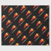 Railfan Night Shot Train Engine Party Gift Wrap Cadeaupapier (Vlak)