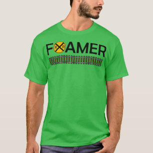 Railfan Train Watching Foamer T-shirt