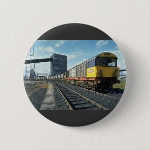 Railgoederentreinen op de Britse energiecentrale, Ronde Button 5,7 Cm