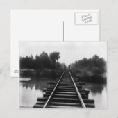 Railroad Bridge 1800's Briefkaart (Voorkant / Achterkant)