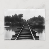 Railroad Bridge 1800's Briefkaart (Voorkant)