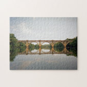 Railroad Bridge in Fredericksburg Virginia Legpuzzel (Horizontaal)