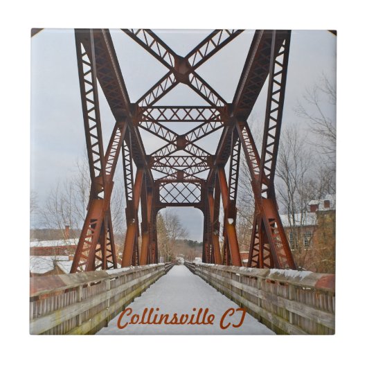 Railroad Bridge-Tegel Tegeltje (Voorkant)