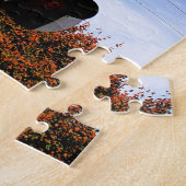 Railroad Crossing With Beautiful Blue Skies Legpuzzel (Zijkant)