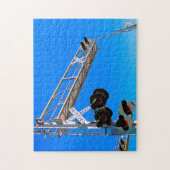 Railroad Crossing With Left Side Cantilever Legpuzzel (Verticaal)