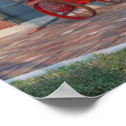 Railroad depot poster (Hoek)