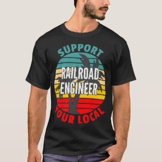 Railroad Engineer - Cadeauondersteuning T-shirt