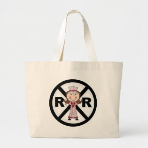 Railroad Engineer - Girl Tshirts en Gifts Grote Tote Bag