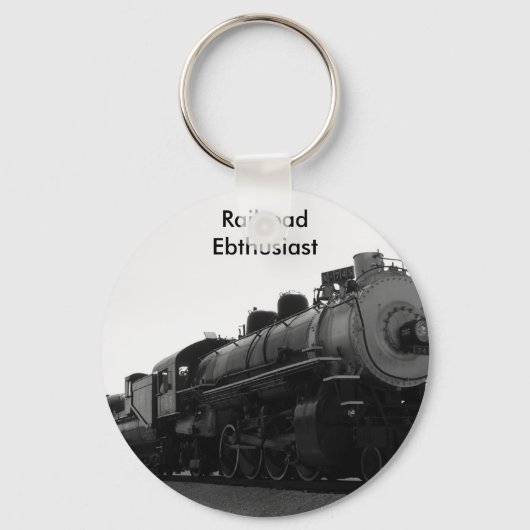 Railroad Enthusiast Sleutelhanger (Voorkant)