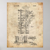 Railroad Patent Poster (Voorkant)
