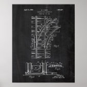 Railroad Patent Poster (Voorkant)