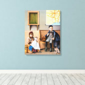 RAILROAD POSTER, 1898 CANVAS AFDRUK (Insitu (Houten vloer))