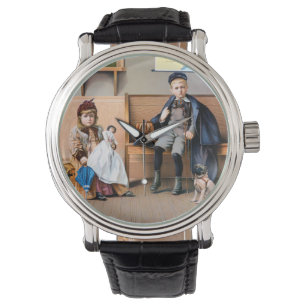 RAILROAD POSTER, 1898 HORLOGE