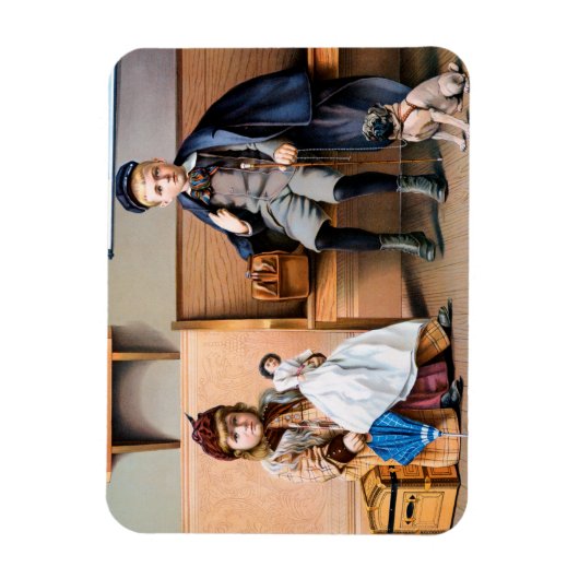 RAILROAD POSTER, 1898 MAGNEET (Verticaal)