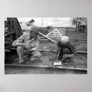 Railroad Rehab, jaren dertig Poster