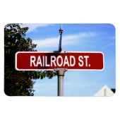 Railroad St. Street Sign Magneet (Horizontaal)