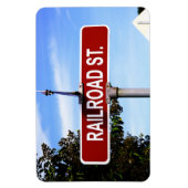 Railroad St. Street Sign Magneet (Verticaal)