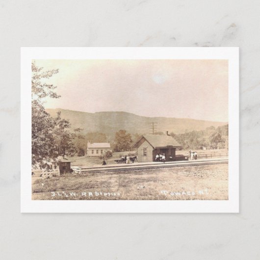 Railroad Sta., Towaco, Montville, NJ Vintage Briefkaart (Voorkant)