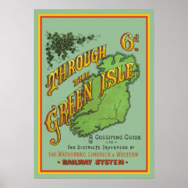  Railroad Tourist Guide to Ireland Travel Poster