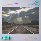 Railroad Tracks 20x30 debetpapier Tissuepapier (Craft)
