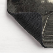 RailRoad Tracks B&W Mousepad Muismat (Hoek)