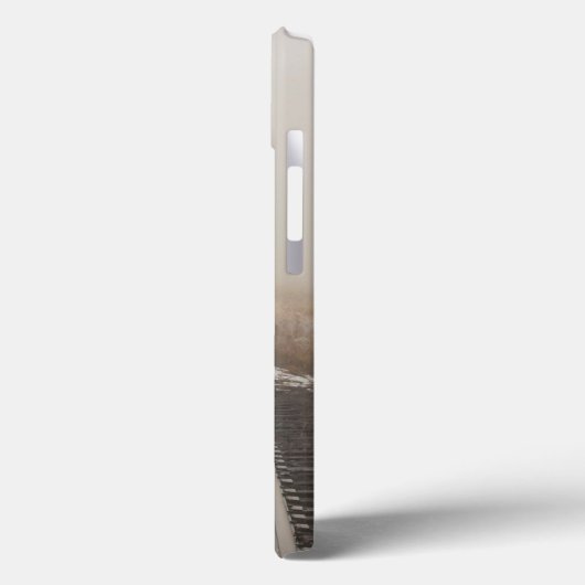 Railroad Tracks Winter Fog Gepersonaliseerd Case-Mate iPhone Case (Achterkant / Links)