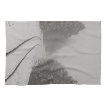 Railroad Tracks Winter Fog Photo