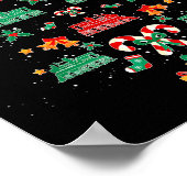 Railroad Train Locomotive Old Train Christmas Tree Poster (Hoek)