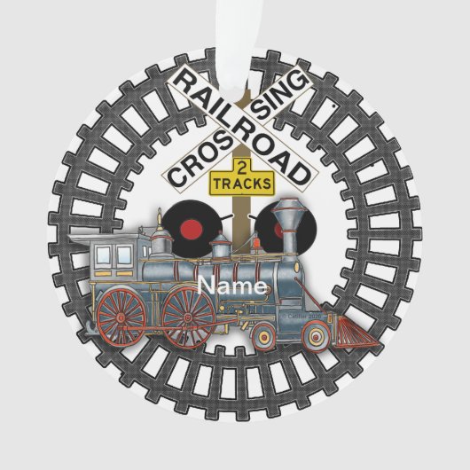 Railroad Train Ornament (voorkant)