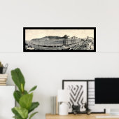 Railroad Train Panama Canal Foto 1913 Poster (Thuiskantoor)