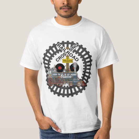 Railroad Train  t-shirt (Voorkant)