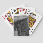 Railroad Train Trussel Kinzua Bridge Skywalk Pokerkaarten (Achterkant)