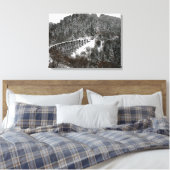 Railroad Trestle in Cloudcroft New Mexico Canvas Afdruk (Insitu (Slaapkamer))