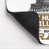 Railroad Wife Mijn man speelt nog steeds met trein Muismat (Hoek)