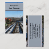 Railroad Winter visitekaartje (Voorkant / Achterkant)