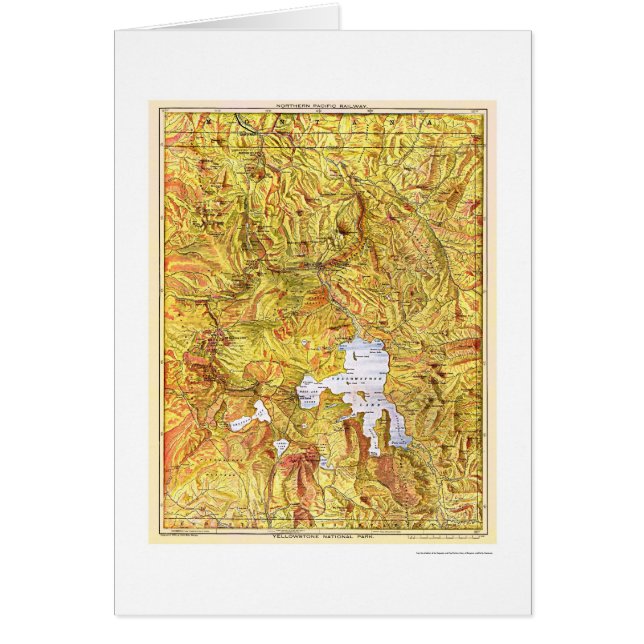 Railroad Yellowstone Map 1903 (Voorkant)