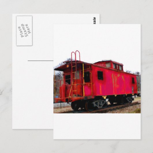 Railroadiana Briefkaart (Voorkant / Achterkant)