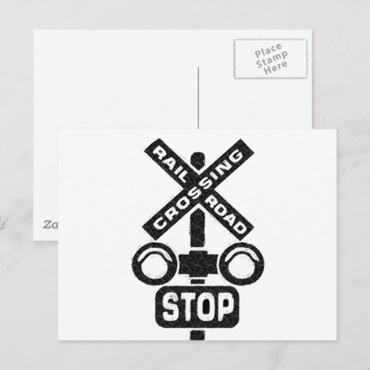 Railroadiana Briefkaart (Voorkant / Achterkant)