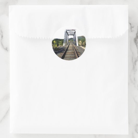 Railroadiana Ronde Sticker (Tas)