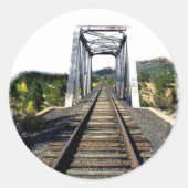 Railroadiana Ronde Sticker (Voorkant)