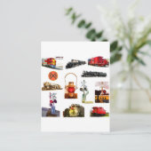 Railroadiana Wenskaart Briefkaart (Staand voorkant)