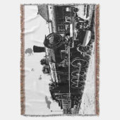 Rails rennen - stoomtrein deken (Voorkant Verticaal)