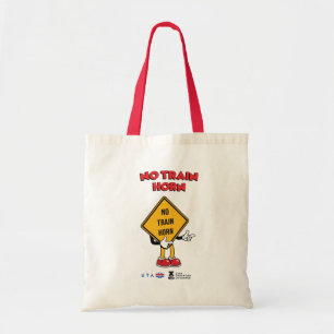 Railveiligheid Week Geen Trein Toeter Tote Bag