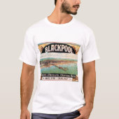  Railway Advert Blackpool Engeland T-shirt (Voorkant)