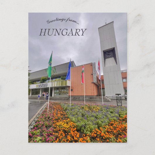 Railway Station in Sopron Hungary Briefkaart (Voorkant)