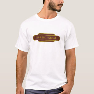 Railway Totem Rail Liefhebber Bruin Wandelend Eend T-shirt