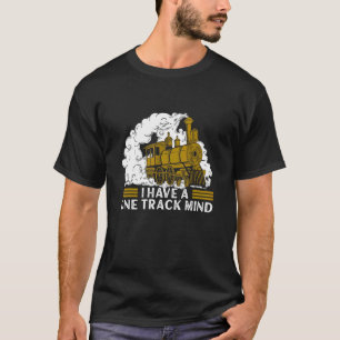 Railway Train Collector Ik heb een One Track Mind T-shirt