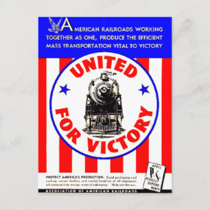 Railways United For War Efort 1940 Briefkaarten