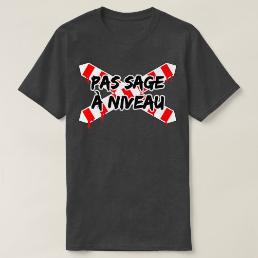 RAILWEGOVERSCHRIJDING T-SHIRT (Design voorkant)