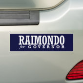 RAIMONDO VOOR GOVERNOR 2014 BUMPERSTICKER (Op auto)